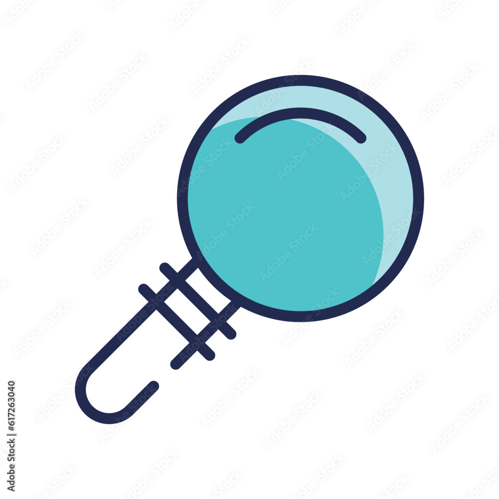 Magnifire Icon. Vector stock illustration. Magnifire Icon. Vector stock illustration.