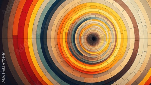 Ripple Effect: An abstract image of concentric circles expanding outward, symbolizing how small acts of social responsibility can create a far-reaching positive impact | generative ai