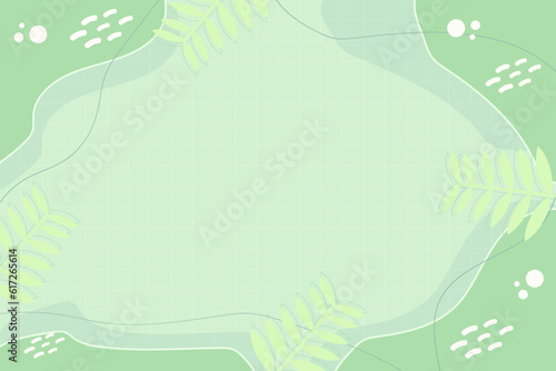 Abstract organic shapes aesthetic floral background with copy spaces