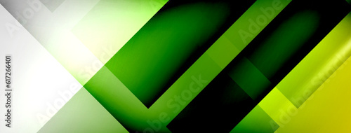 Light and shadow squares and lines abstract background
