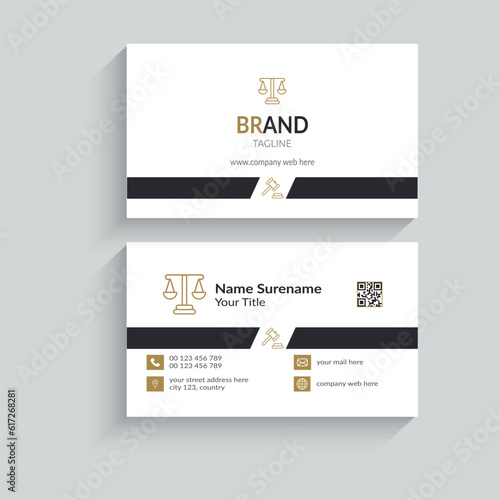 Creative business card template. 