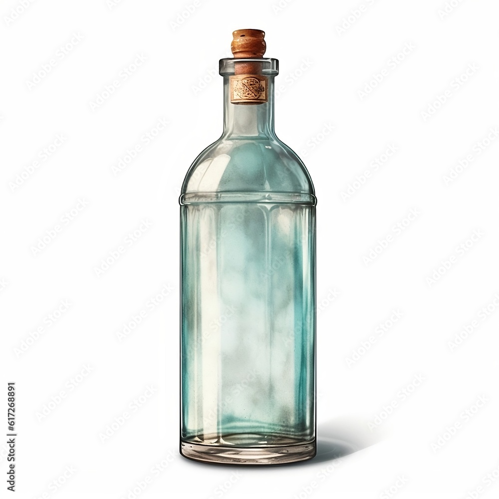 Crystal Clarity: Captivating Clear Bottle Imagery For Generative AI Crystal Clarity: Captivating Clear Bottle Imagery For Generative AI