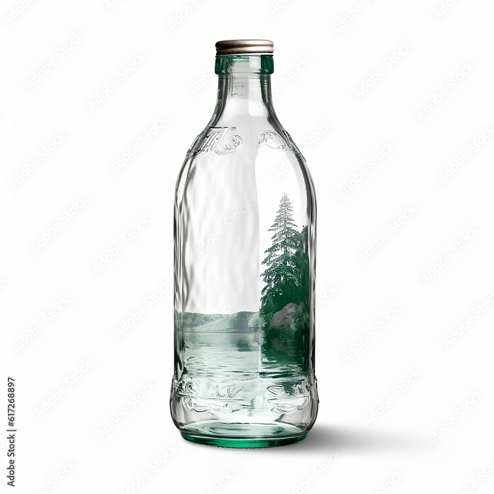 Crystal Clarity: Captivating Clear Bottle Imagery For Generative AI