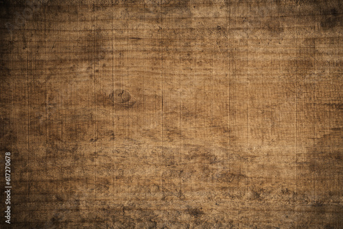 Old grunge dark textured wooden background, The surface of the old brown wood texture, Top view teak wood paneling. © sorrapongs