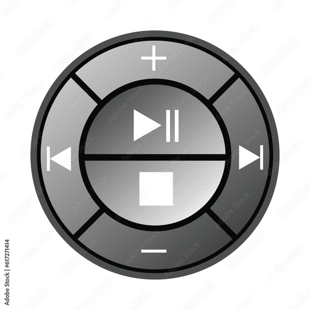Remote control buttons on a white background. Remote control buttons on a white background.