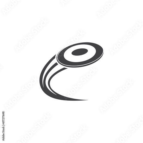 frisbee icon vector