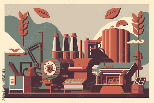 Minimalistic pulp and paper mill concept