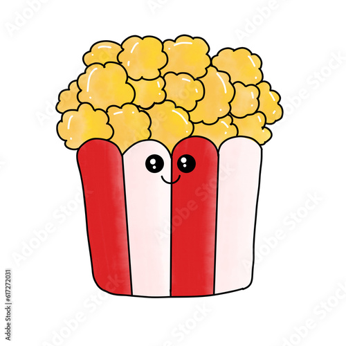 box of popcorn