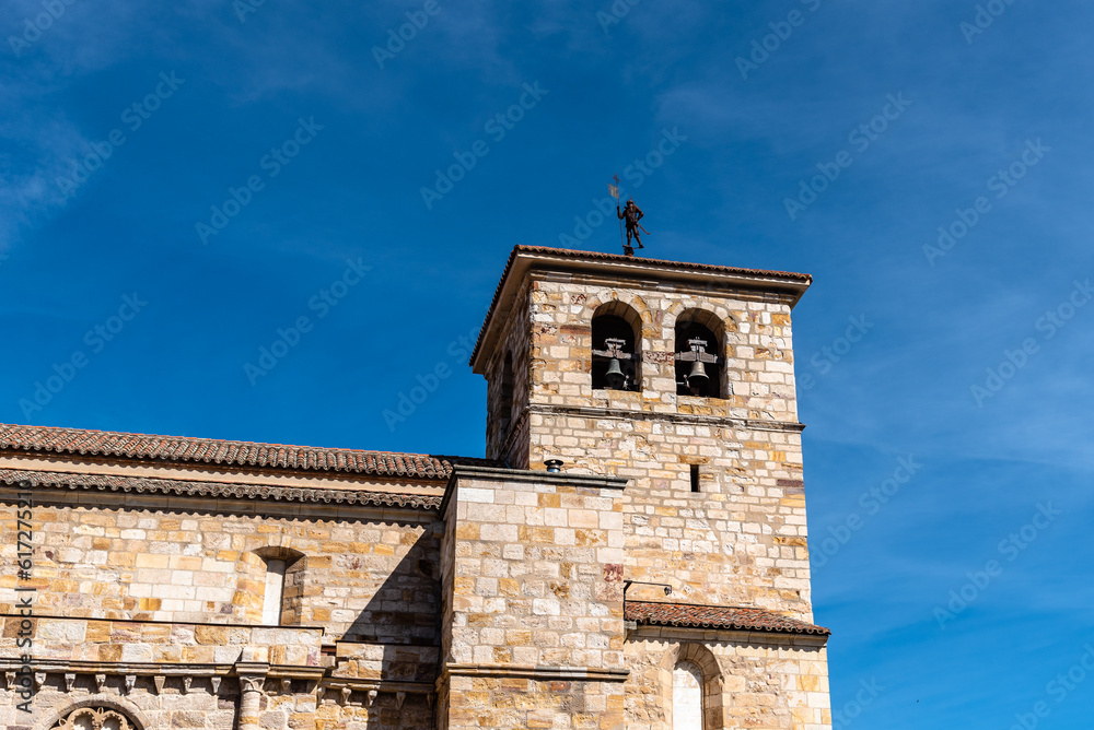 Window in the apse of the Church of Santa Maria la Nueva in Zamora, Spain