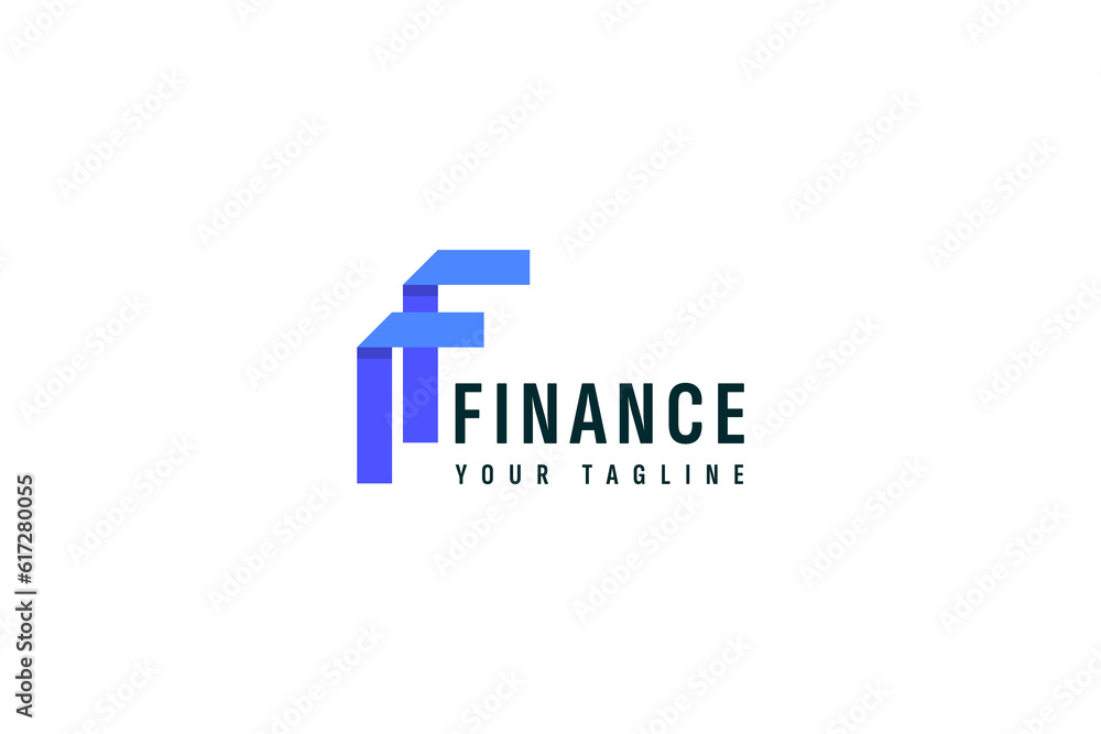 Finance logo vector icon illustration