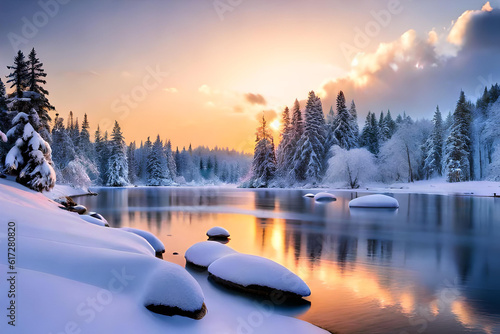 Serene Winter Wonderland
