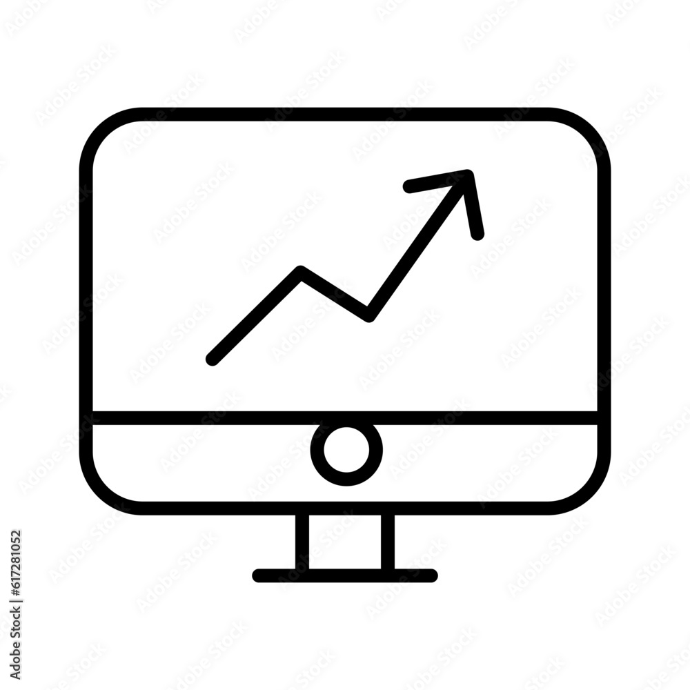 Online investment icon Online investment icon