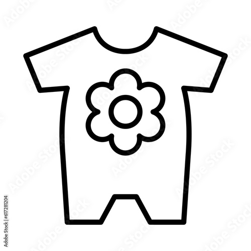 Baby suit icon