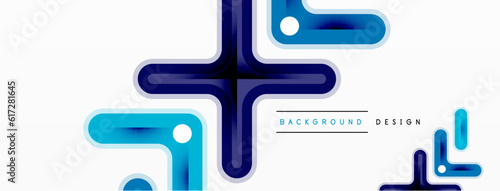 Minimal geometric background cross line. Design for wallpaper, banner, background, landing page, wall art, invitation, prints, posters