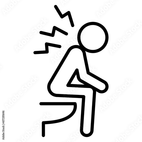 Constipation icon