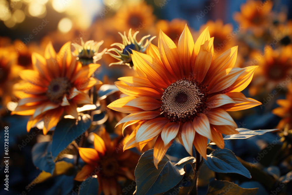 Beautiful sunflower background Beautiful sunflower background