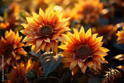 Beautiful sunflower background