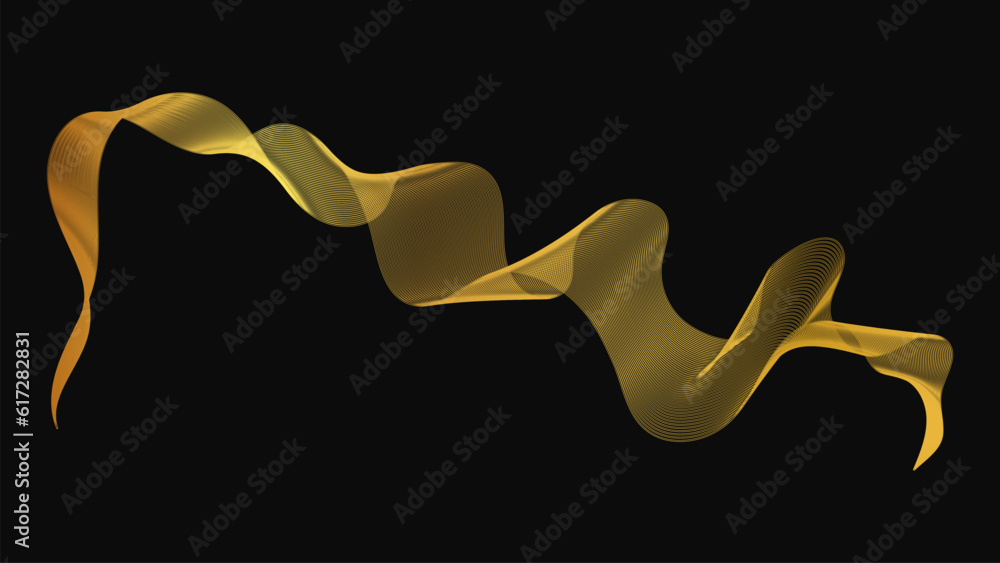 Abstract backdrop with luxury golden waves Abstract backdrop with luxury golden waves