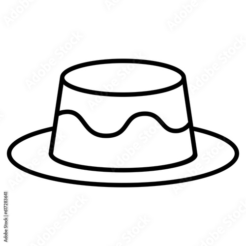 Egg pudding icon