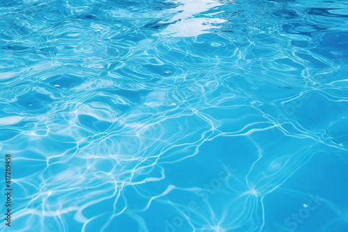 Pool water background (Generative AI)