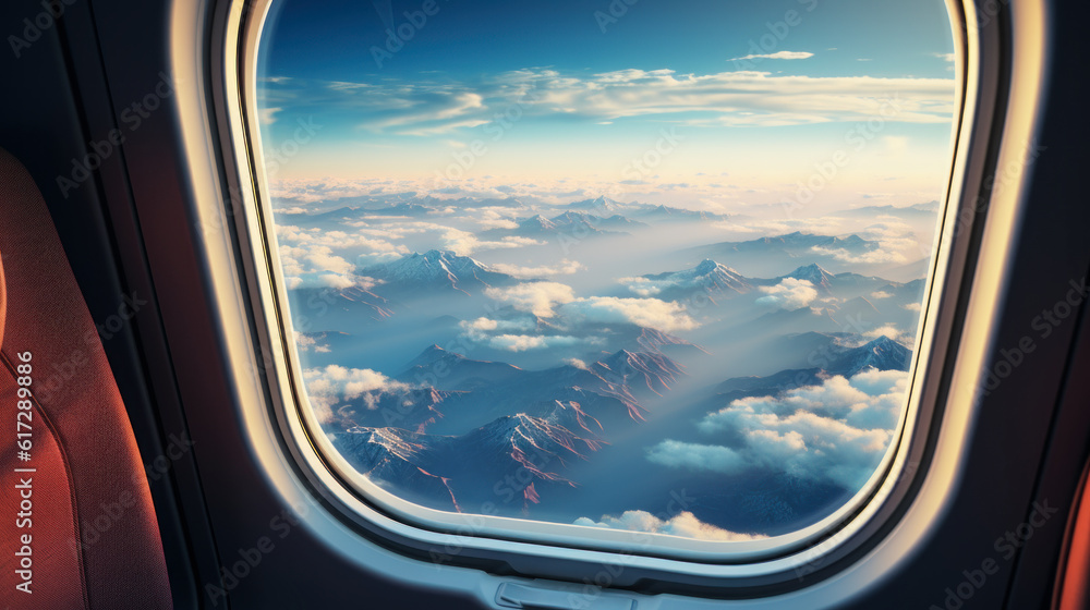 window view of an airplane window view of an airplane