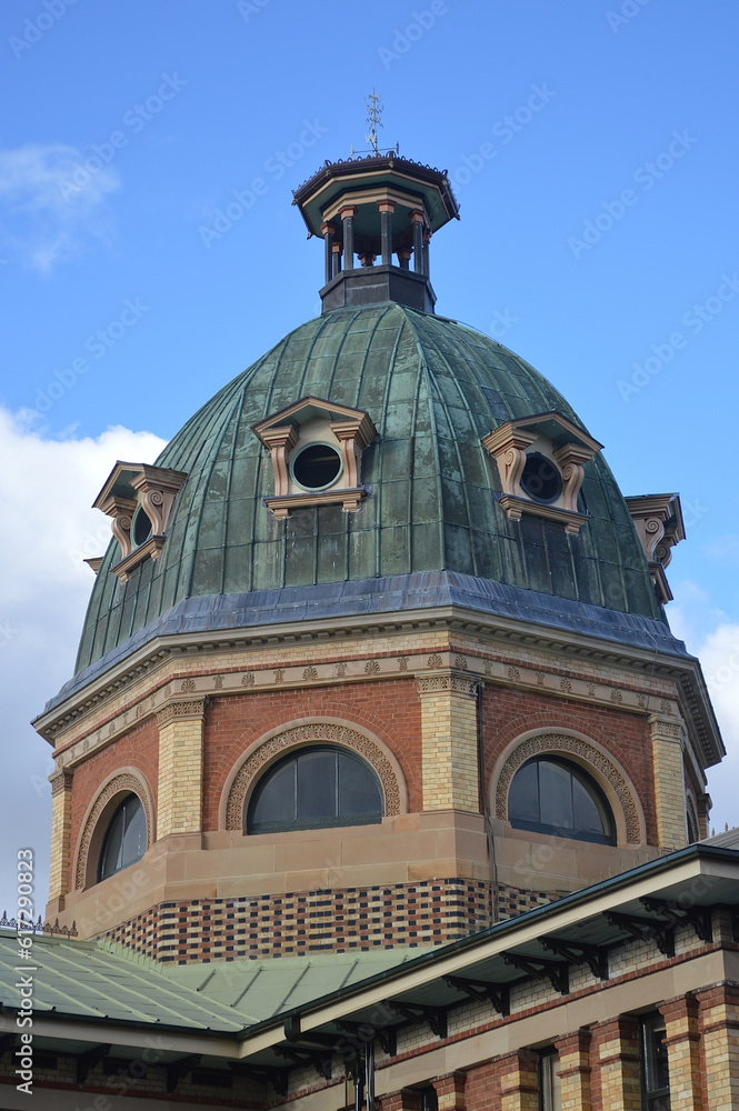 A view of the dome on the court house in Bathurst, Australia