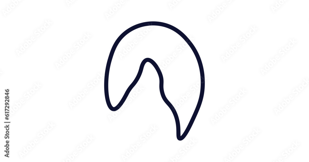 hair style icon. Thin line hair style icon from nature collection. Outline vector isolated on white background. Editable hair style symbol can be used web and mobile hair style icon. Thin line hair style icon from nature collection. Outline vector isolated on white background. Editable hair style symbol can be used web and mobile