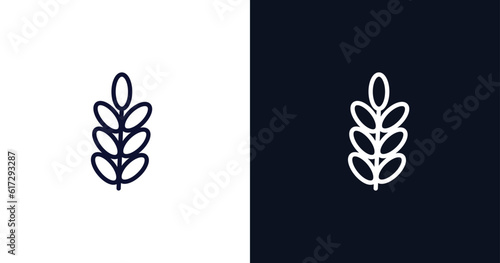 Cuadro en lienzo acacia icon