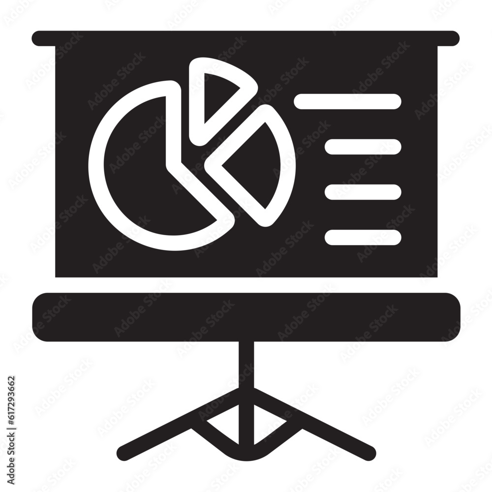 pie chart glyph icon pie chart glyph icon