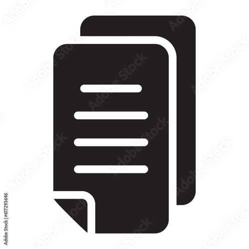 document glyph icon © ajat