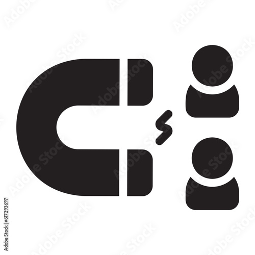 attraction glyph icon