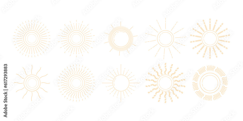 Boho Sun Element Set Boho Sun Element Set