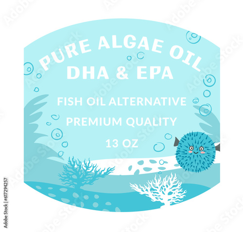 Pure algae oil dha and epa, fish alternatives