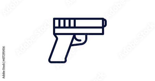 icon. Thin line  icon from military and war and  collection. Outline vector isolated on white background. Editable  symbol can be used web and mobile