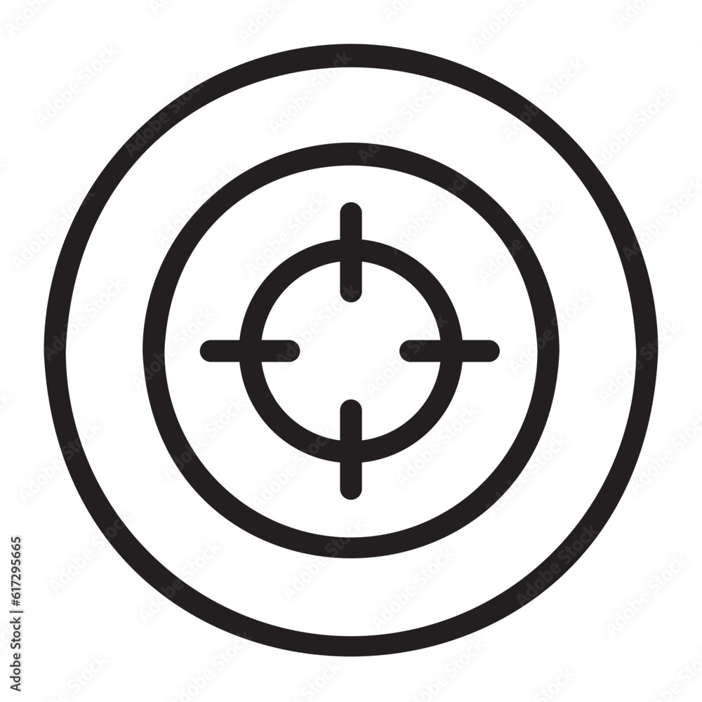 target line icon target line icon