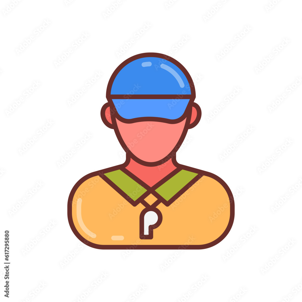 Trainer icon in vector. Illustration Trainer icon in vector. Illustration