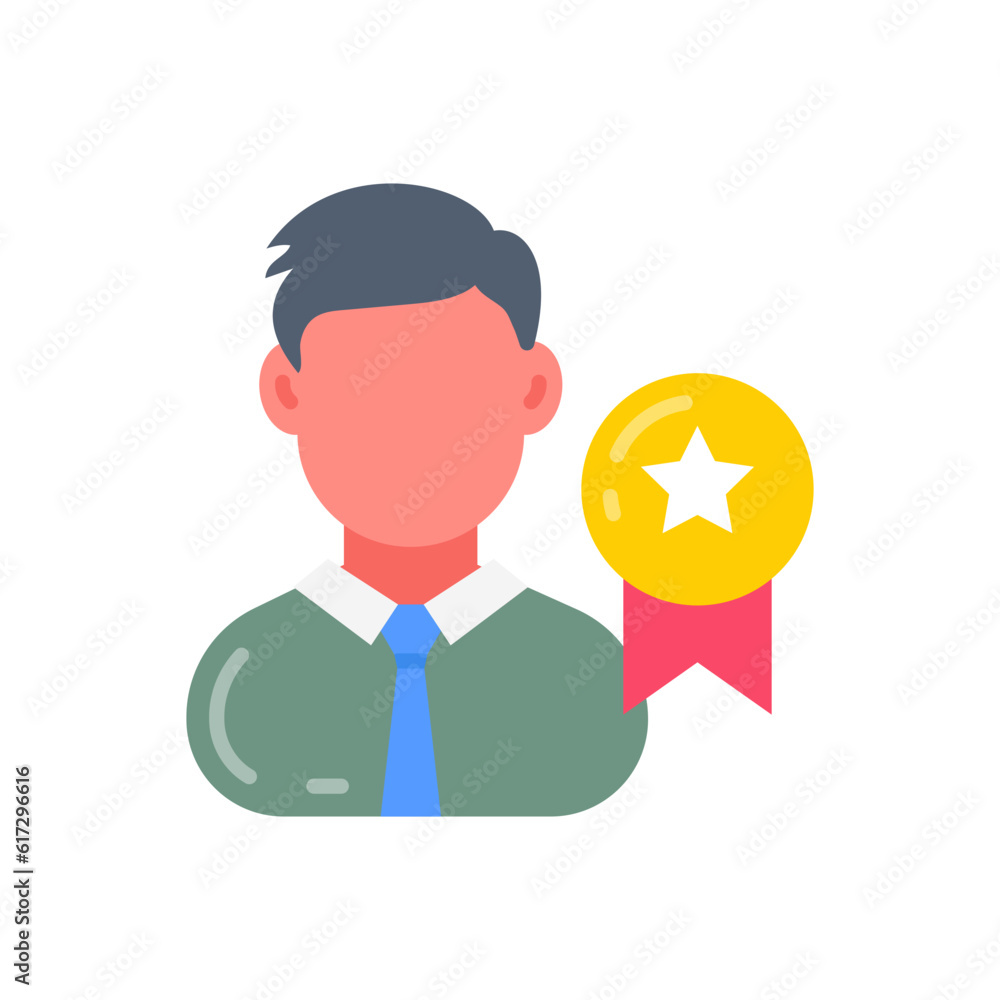 Role Model icon in vector. Illustration
