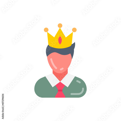 Confidence icon in vector. Illustration
