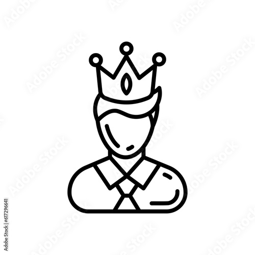 Confidence icon in vector. Illustration