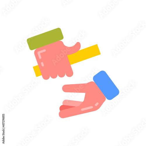 Succession planning icon in vector. Illustration