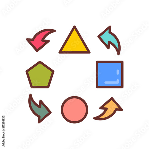 Adaptability icon in vector. Illustration