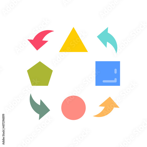 Adaptability icon in vector. Illustration