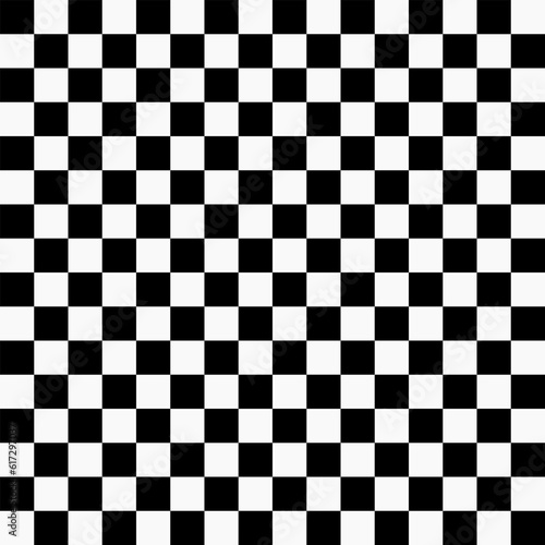 white squares on a black background. Seamless abstract background. Vector illustration.
