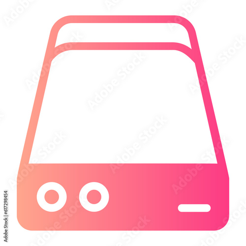 hard drive gradient icon