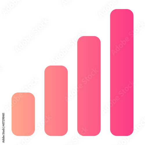 signal status gradient icon