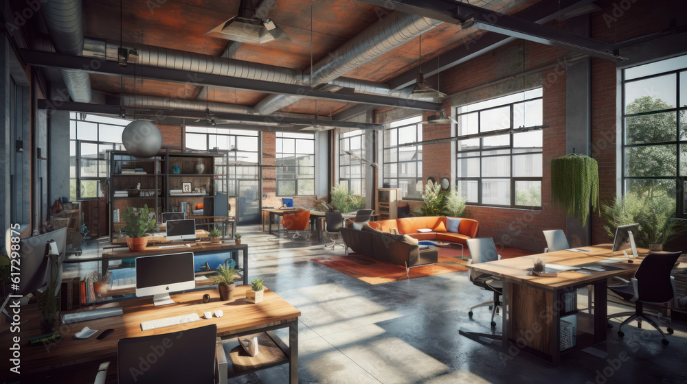 a modern office that invites you to work and creates a comfortable feeling a modern office that invites you to work and creates a comfortable feeling