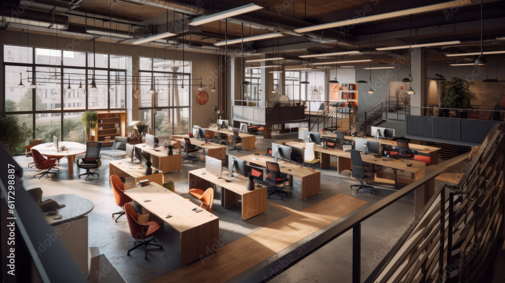 a modern office that invites you to work and creates a comfortable feeling a modern office that invites you to work and creates a comfortable feeling