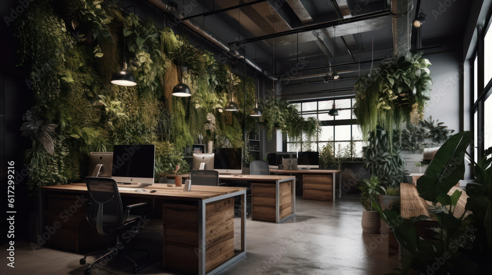 a modern office that invites you to work and creates a comfortable feeling