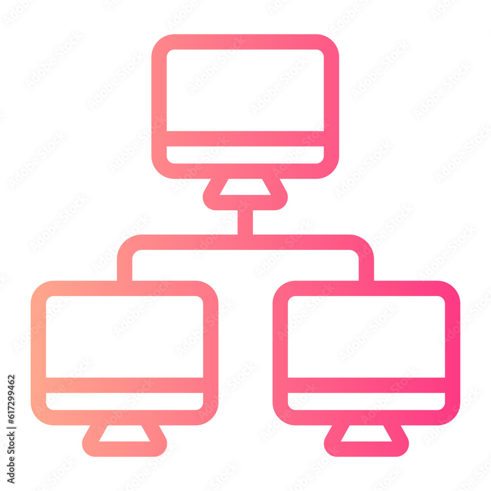 network gradient icon network gradient icon