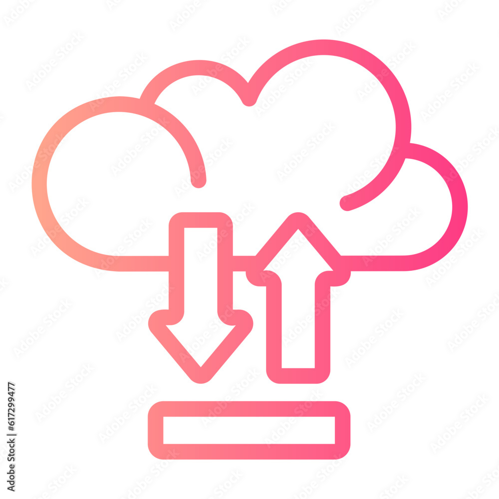 transfer gradient icon transfer gradient icon